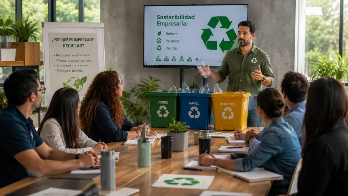 Capacitación empresarial - servicio de SOLROQ Gestor Ambiental